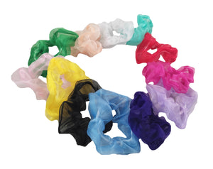 SCRUNCHIES ORGANZA (12PZ)