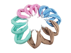 DIADEMA TWIST PASTEL (12 PZ)