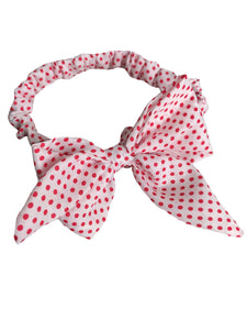 VALERINA MOÑO JUMBO ADULTO COLORES POLKA DOT (12 PZ)