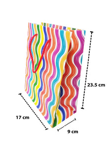 BOLSA MEDIANA VERTICAL TEXTURAS  17.5 CM X 24.5 CM