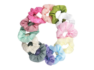 SCRUNCHIE COLORES PASTEL (12 PZ)