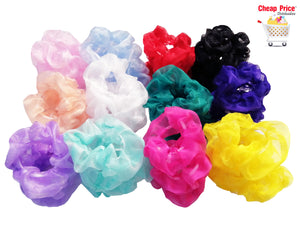 SCRUNCHIES ORGANZA (12PZ)