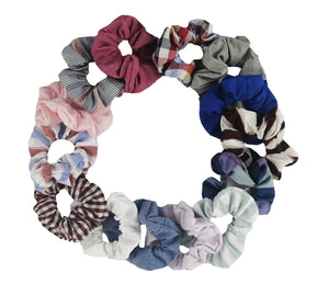 SCRUNCHIES COLORES MIX (12PZ)