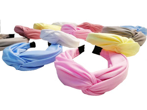 DIADEMA TWIST PASTEL (12 PZ)